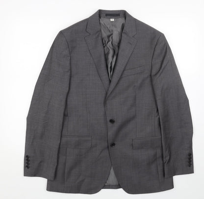 Mens UK Size 38 Marks and Spencer Regular Grey Suit Jacket