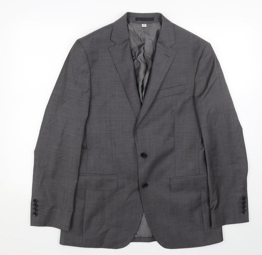 Mens UK Size 38 Marks and Spencer Regular Grey Suit Jacket