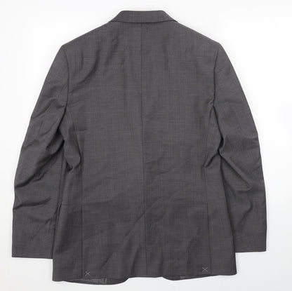 Mens UK Size 38 Marks and Spencer Regular Grey Suit Jacket