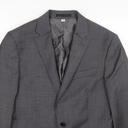 Mens UK Size 38 Marks and Spencer Regular Grey Suit Jacket