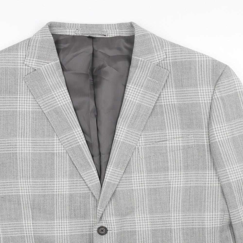 Mens UK Size 46 Marks and Spencer Regular Grey Suit Jacket