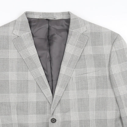 Mens UK Size 46 Marks and Spencer Regular Grey Suit Jacket