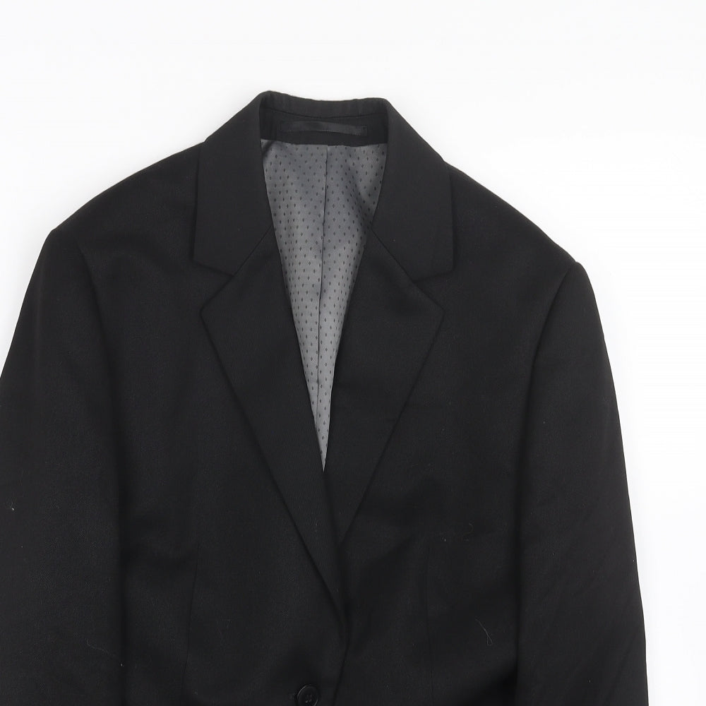 Womens UK Size 12 Preworn Regular Black Suit