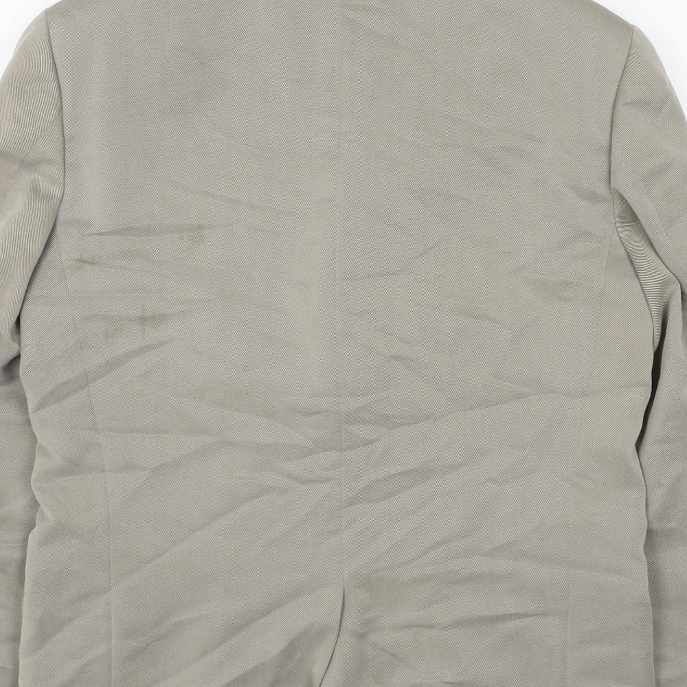 Mens UK Size 38 River Island Regular Beige Suit Jacket