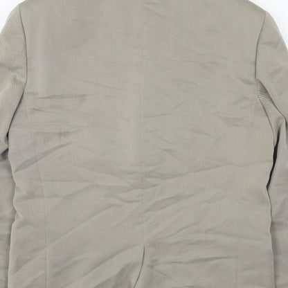 Mens UK Size 38 River Island Regular Beige Suit Jacket