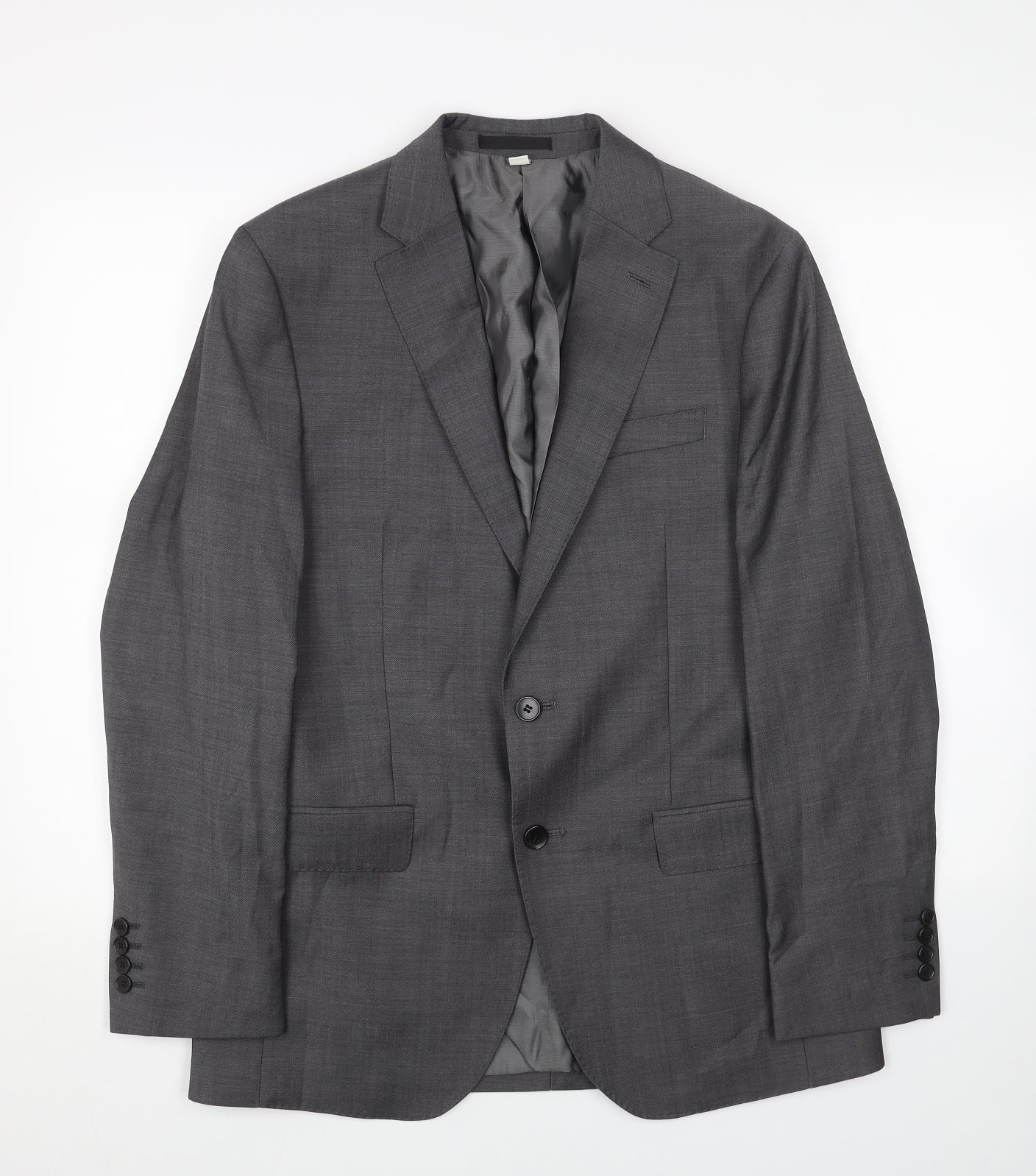 Mens UK Size 38 Marks and Spencer Regular Grey Suit Jacket