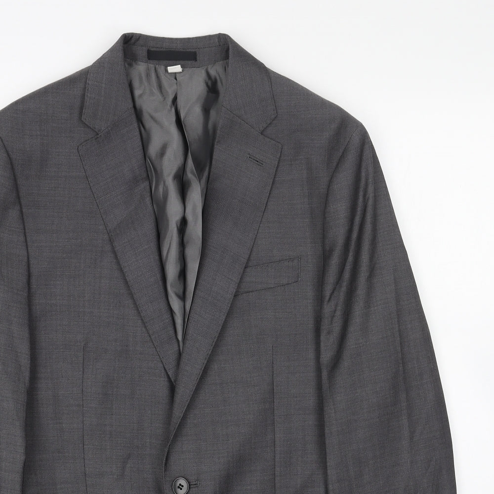 Mens UK Size 38 Marks and Spencer Regular Grey Suit Jacket
