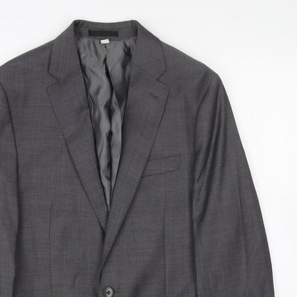 Mens UK Size 38 Marks and Spencer Regular Grey Suit Jacket