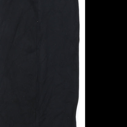George Womens Black Viscose Straight & Pencil Skirt Size 8