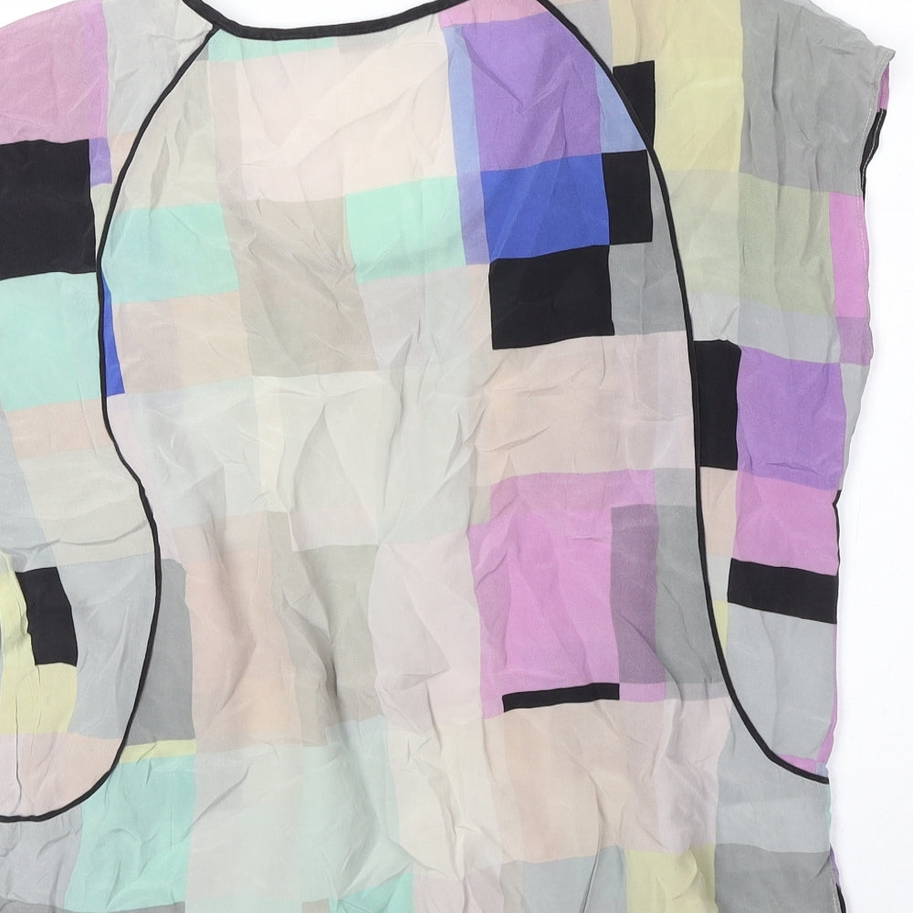 Womens UK Size XS Country Road Multicoloured Basic Blouse
