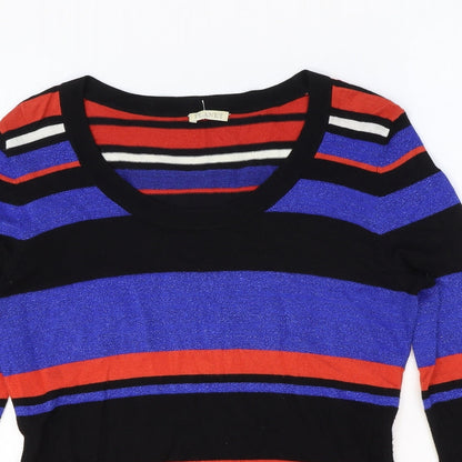 Womens UK Size XS Planet Black Pullover Jumper