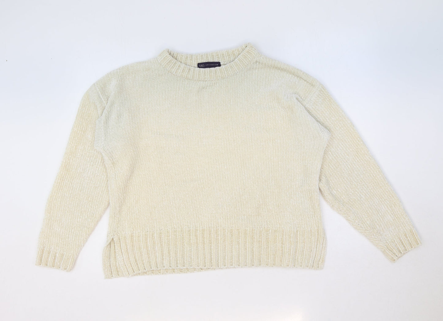 Womens UK Size M Marks and Spencer Grey Pullover Jumper