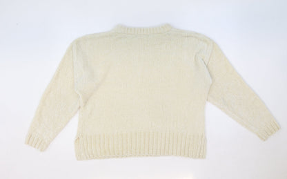 Womens UK Size M Marks and Spencer Grey Pullover Jumper