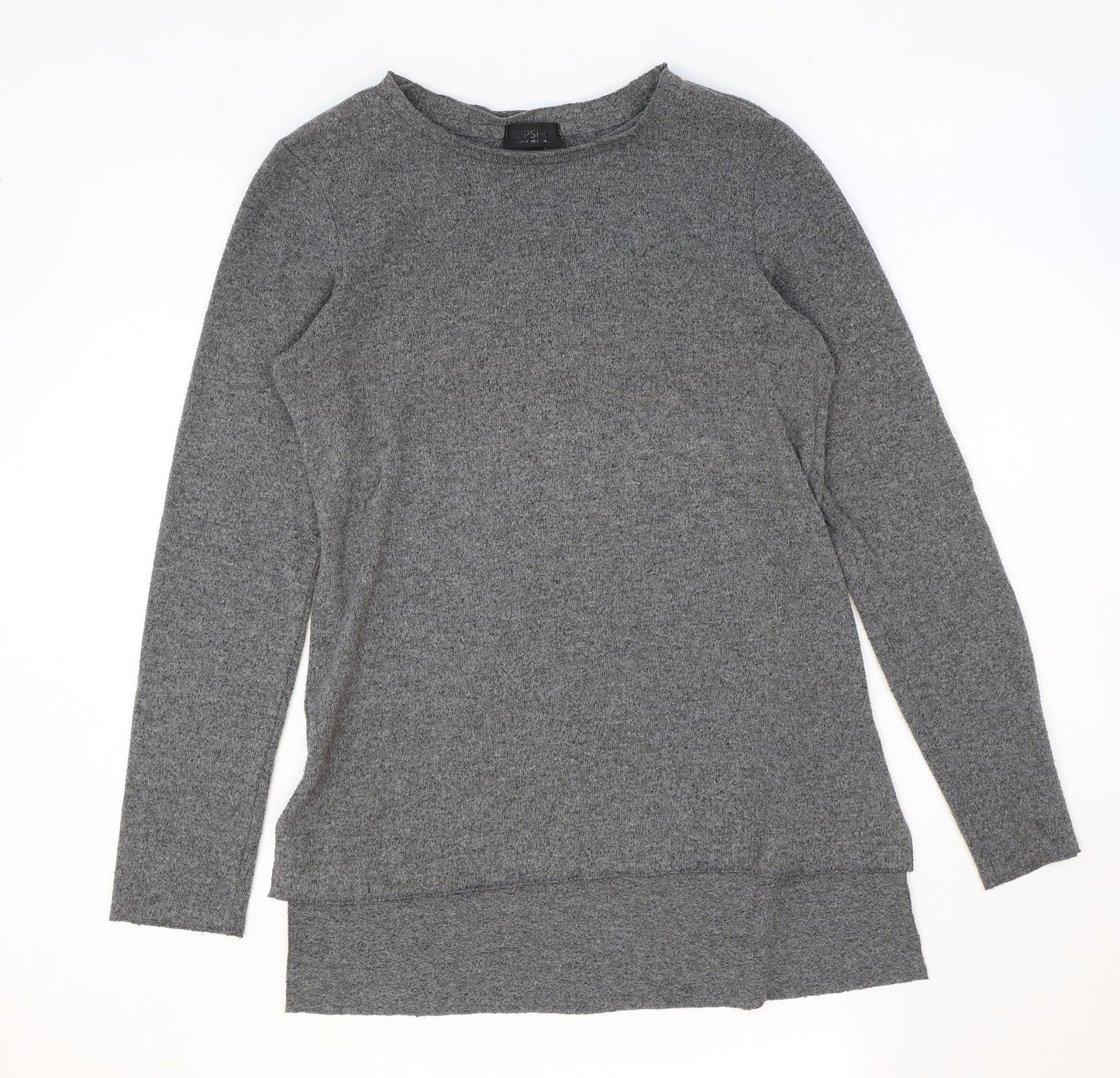 Womens UK Size 8 Topshop Grey Pullover Jumper