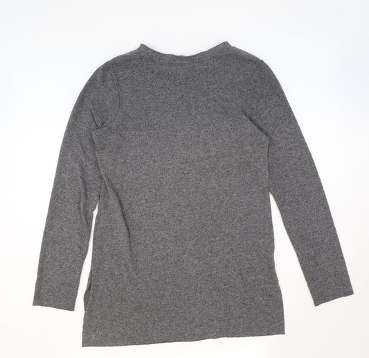Womens UK Size 8 Topshop Grey Pullover Jumper