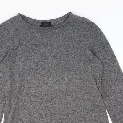 Womens UK Size 8 Topshop Grey Pullover Jumper