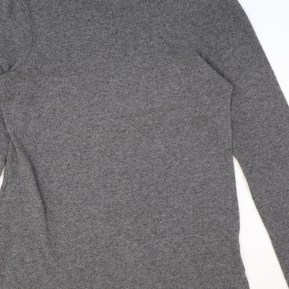 Womens UK Size 8 Topshop Grey Pullover Jumper