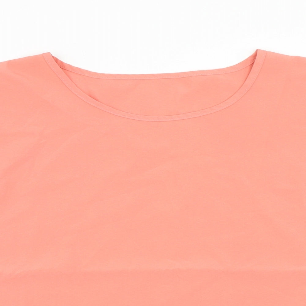 Womens UK Size M EMERY ROSE Pink Basic T-Shirt