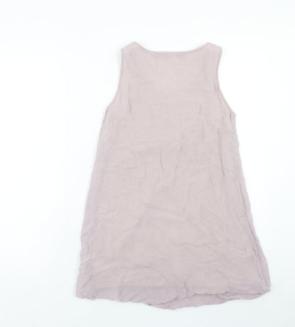 Womens UK Size XS Zara Purple Basic Tank