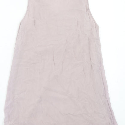 Womens UK Size XS Zara Purple Basic Tank