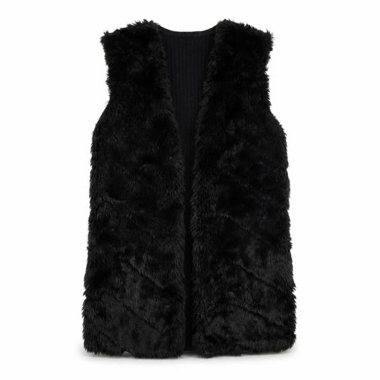 Womens UK Size S Stradivarius Black Gilet