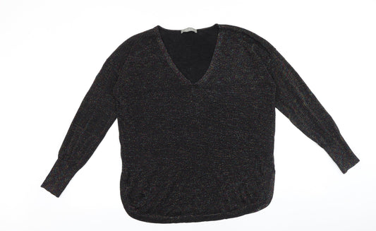 Womens UK Size S Oasis Black Pullover Jumper