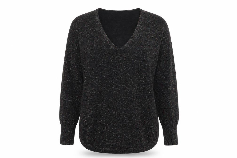 Womens UK Size S Oasis Black Pullover Jumper