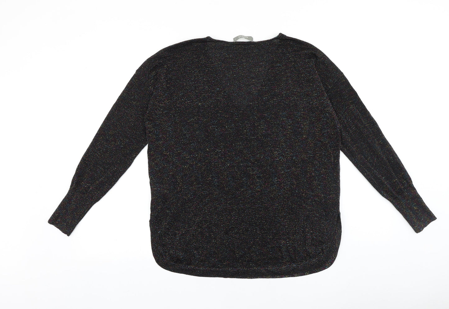 Womens UK Size S Oasis Black Pullover Jumper