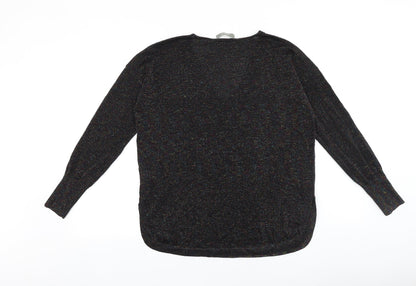 Womens UK Size S Oasis Black Pullover Jumper