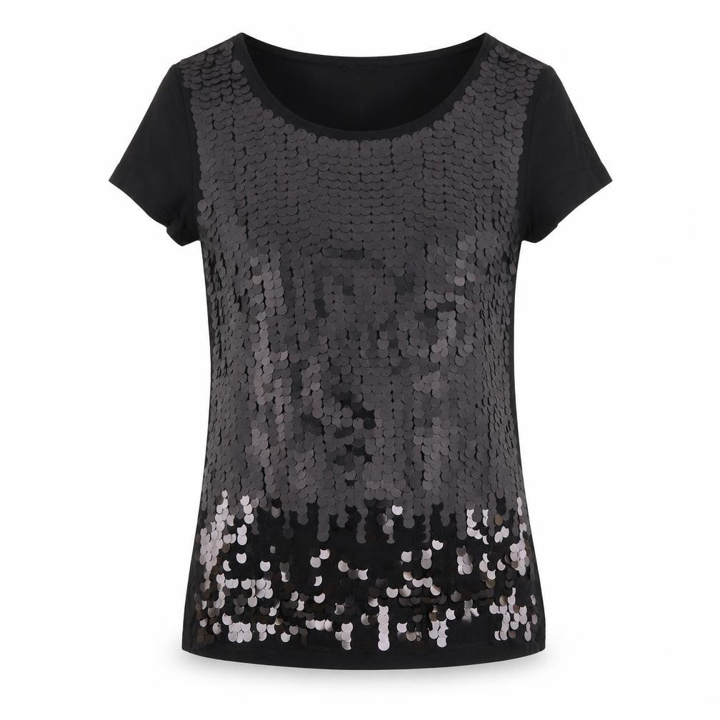 Womens UK Size 10 NEXT Black Basic T-Shirt