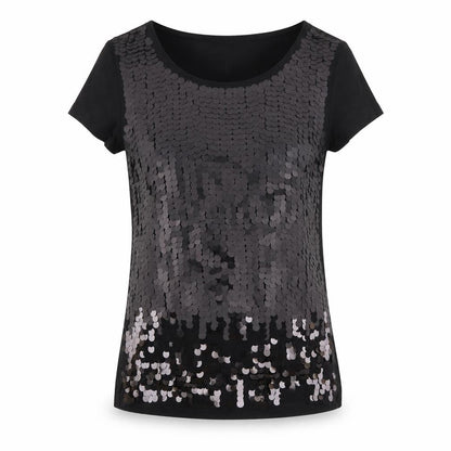 Womens UK Size 10 NEXT Black Basic T-Shirt