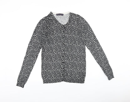 Womens UK Size 8 Marks and Spencer Black Cardigan Jumper