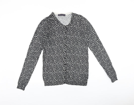 Womens UK Size 8 Marks and Spencer Black Cardigan Jumper