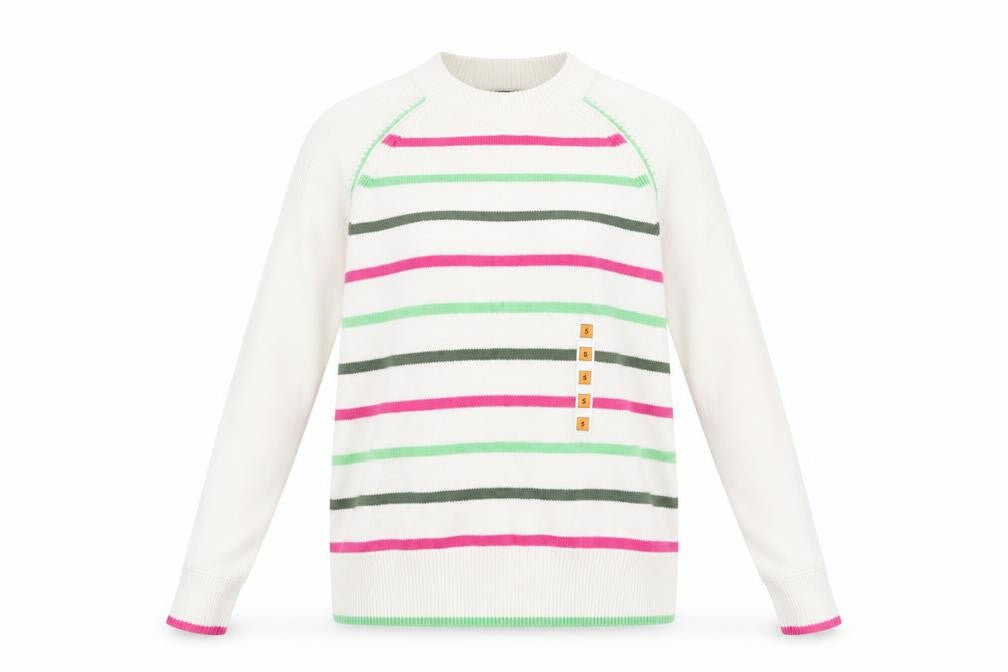 Womens UK Size S Marks and Spencer White Pullover Jumper