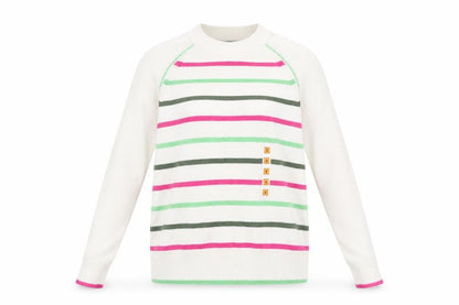 Womens UK Size S Marks and Spencer White Pullover Jumper