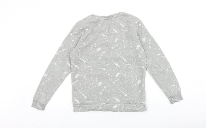 George Boys Green 100% Cotton Pullover Sweatshirt Size 11-12 Years Pullover