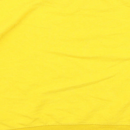 Mens UK Size M H&M Yellow Pullover Sweatshirt