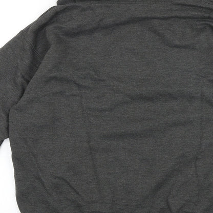 Point Sportswear Mens Grey Cotton Pullover Hoodie Size M - San Francisco