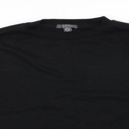Primark Womens Black Cotton Pullover Sweatshirt Size XS Pullover