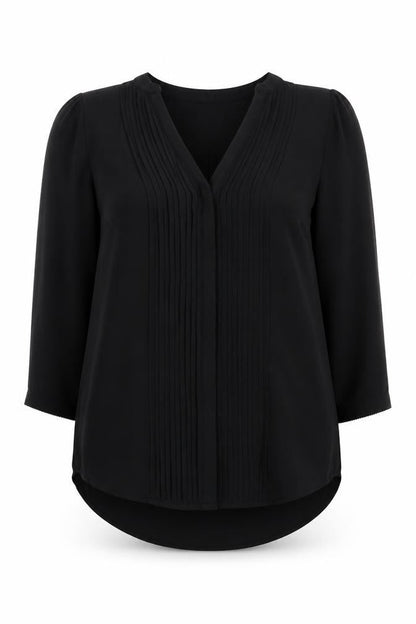 Womens UK Size 8 H&M Black Basic Blouse
