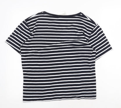 Womens UK Size L Nightingales Blue Basic T-Shirt