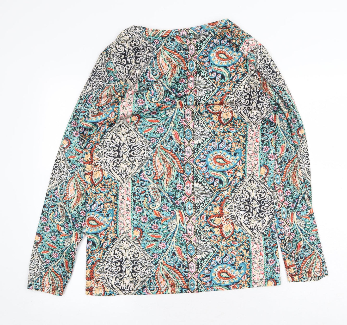Womens UK Size M Preworn Multicoloured Basic Blouse