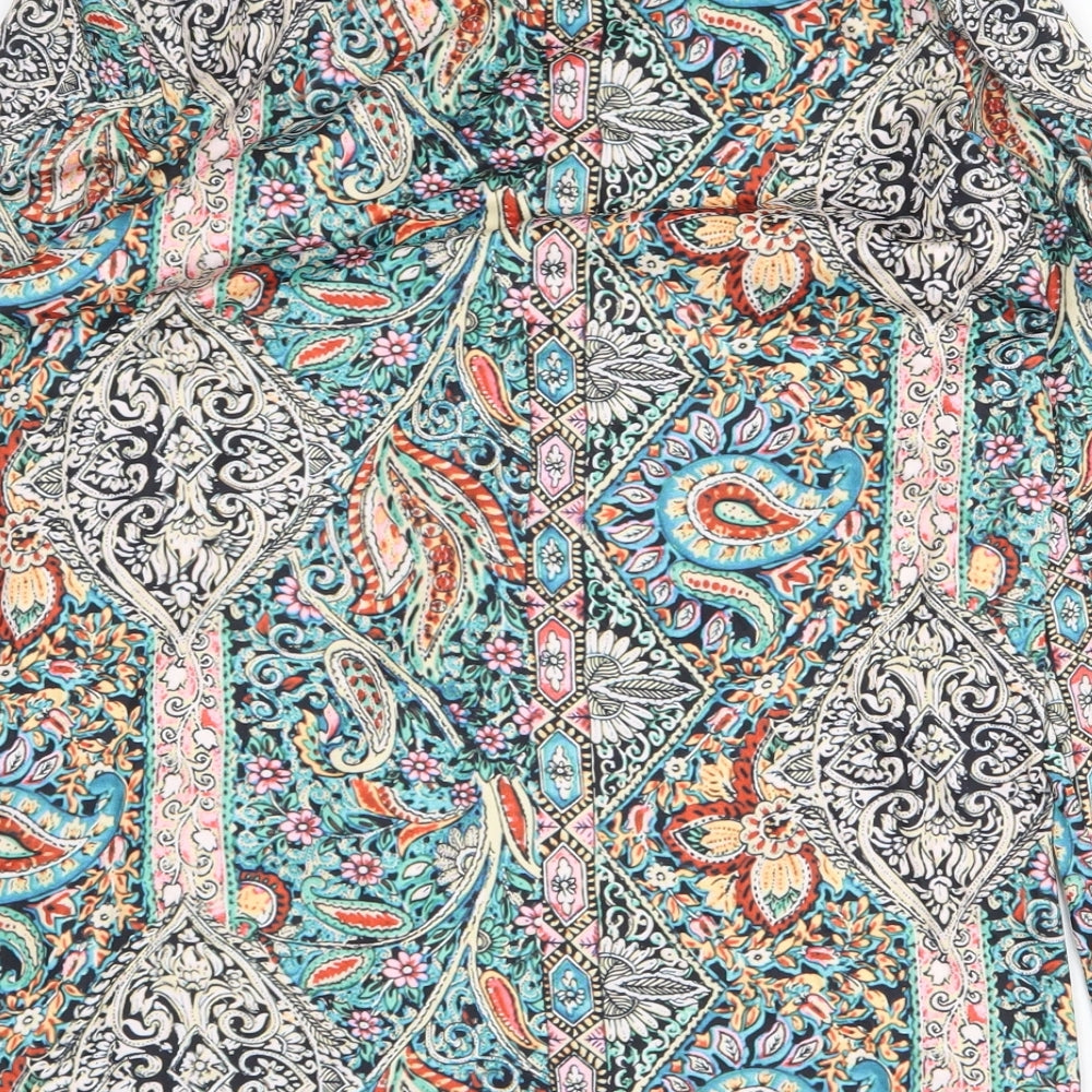 Womens UK Size M Preworn Multicoloured Basic Blouse