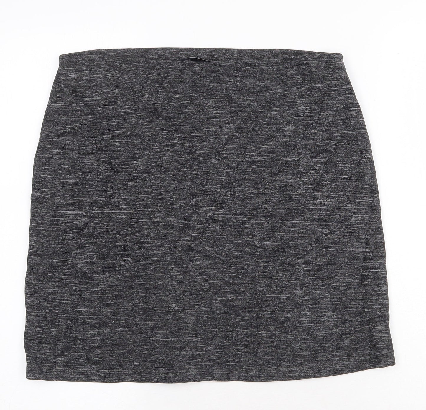 Marks and Spencer Womens Grey Polyamide Bandage Skirt Size 12