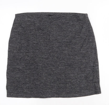 Marks and Spencer Womens Grey Polyamide Bandage Skirt Size 12