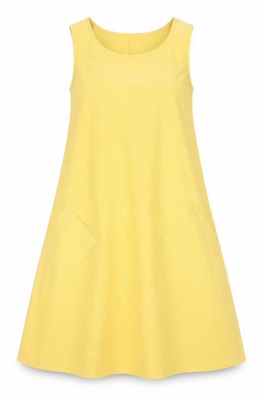 Preworn Womens Yellow Polyester A-Line Size S Scoop Neck Pullover
