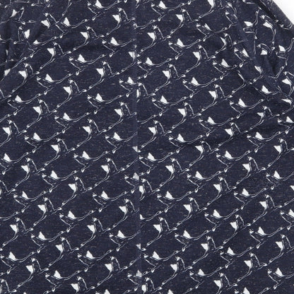 Womens UK Size 12 Marks and Spencer Blue Basic Blouse