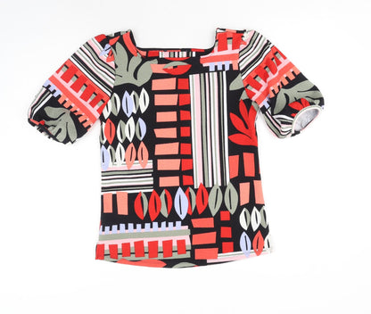 Womens UK Size 8 Marks and Spencer Multicoloured Basic Blouse