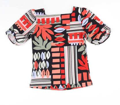 Womens UK Size 8 Marks and Spencer Multicoloured Basic Blouse