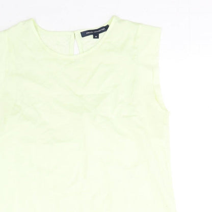 Womens UK Size M French Connection Green Basic Blouse